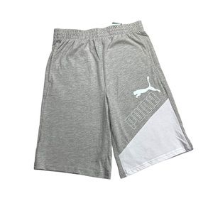 Boys Puma Shorts Gray Sz 18/20